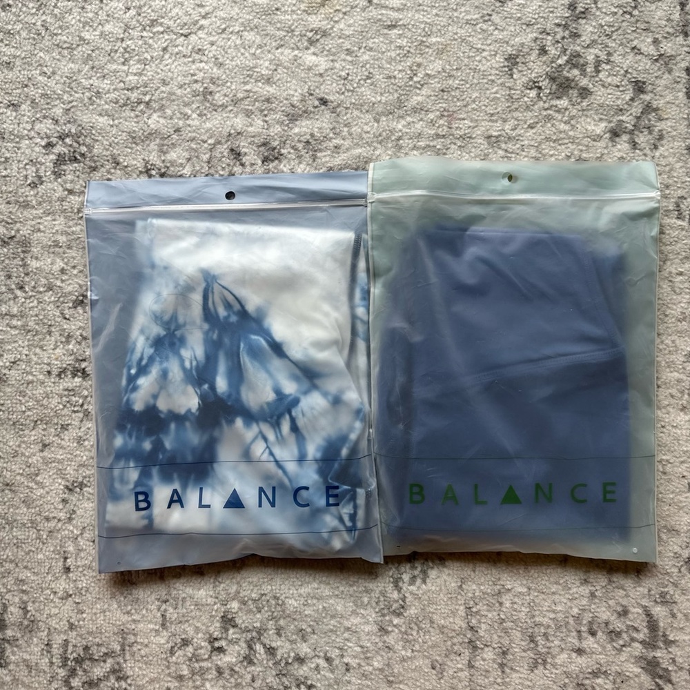 2 pairs balance athletica leggings